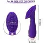 Clitoral Stimulator with Silicone Ticklers for Women Clit Stimulation, PALOQUETH Waterproof Clit Vibrator Massager with 8 Strong Vibration Modes for Couples Foreplay