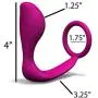 MyXToy® Outstanding Anal Orgasm P-Spot Cock Ring G-Spot Sex Toy Mens Butt Plug Prostate Massager Pink MyXToy® Outstanding Anal Orgasm P-Spot Cock Ring G-Spot Sex Toy Mens Butt Plug Prostate Massager Pink