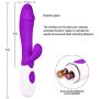 YEVIOR Vibrartorfor Women Waterproof Six Toys 10 Frequency Vibating G Spotter Female C Lit Stimulator Rabbit Massage Suction