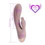 QYIYA 10 Modes Thrusting Monster Rabbit Vibrartoring Wand, G-Spôt Dilos Stimulation Toys for Women, Waterproof - Silent - Battery Powered