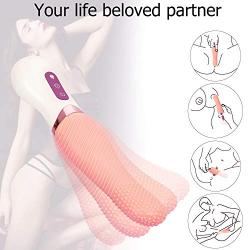 Clitoral Tongue Vibrator, Xocity, G Spot Nipple Anal Vagina Stimulator with Heating Function 7 Rotation and 7 Vibration Modes