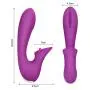 Adorime G-Spot Vibrator with Tongue Stimulator, Adjustable 3 Speeds Clitoris Massager & 9 Vibration Patterns Dildo Vibrator Dual Stimulation Rechargeable Waterproof Sex Toy for Women