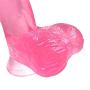 Personal 8 Inch Crystal Dîcks Nice Gift Girls Pink Massager Relax Hands-Free Toy