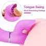 Hands Free Play Thrusting Adult Wireless Remote Control Machine Automatic Massage with Heating & Hand Free Suction Cup 10 Adjustable Telescopic Speed Realistic Silicone