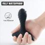 Anal Sex Toys with 10 Variable Vibration Modes for Safe Anal  Prostate Play, PALOQUETH Smooth Silicone Wireless Remote Butt Plug Vibrator for Beginner Intermediate