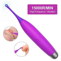 High-Frequency G-spot Clitoris Vibrator - Adorime Powerful Clitoral Vaginal Nipple Stimulator for Quick Orgasm, Waterproof Rechargeable Silicone Massager for Women Masturbation Adult Sex Toys