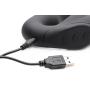 Strap U Evoke Rechargeable Vibrating Silicone Strapless Strap On, Black