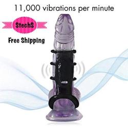 StechSy Adult Male Moving Cage Girth Enhancer Ring Sleeve Enhancer Enlarger for Men and Couple