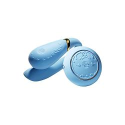 ZALO Fanfan Set Remote-Controlled Couples Massager Royal Blue