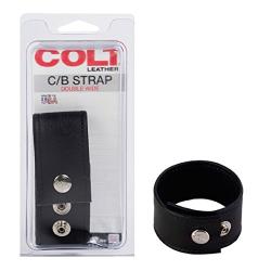 California Exotics COLT Double Wide Leather Strap