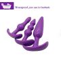 Bantie 8PCS Anal Butt Plugs Trainer Kit Beginner Set Medical Silicone Prostate Massager(Purple)