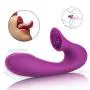 Adorime G-Spot Vibrator with Tongue Stimulator, Adjustable 3 Speeds Clitoris Massager & 9 Vibration Patterns Dildo Vibrator Dual Stimulation Rechargeable Waterproof Sex Toy for Women