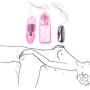 TPTPMAY Dual Strong Women Portable Vibranting Jump Eggs Multispeed Massager USB Power Viber Toys