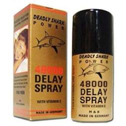 Deadly Shark Power 48000 Strong Premature Ejaculation Delay Spray Long Sex