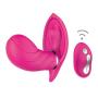 Remote Control Invisible Wearable G-Sport Vib 10 Vibration Modes Silicone Waterproof USB Rechargeable Vibrantor for Women(Hot Pink)