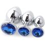 BUBUCAST 3pcs Metal Amal for Beginner Plug Mssager Toy Fo Women Men Couple