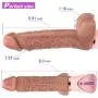 Vibrating Realistic Dildo G-spot Vibrator - Bendable Liquid Silicone Fake Penis with 7 Modes Vibrations for Orgasm - Fondlove Lifelike Flexible Soft Cock Sex Toy for Lesbian, Gay, Women and Couple Vibrating Realistic Dildo G-spot Vibrator - Bendable Liquid Silicone Fake Penis with 7 Modes Vibrations for Orgasm - Fondlove Lifelike Flexible Soft Cock Sex Toy for Lesbian, Gay, Women and Couple