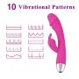 Bunny Ears,Waterproof Vibrator with 10 Power Vibration INBXi1