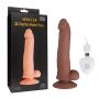 Llx 10 Powerful Vǐǐbrations Wand Thrûsting Rőtating Realistic Likelike Toy with Strong Sûctiőn Cûp HandsFree Play (Color : Brown)