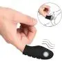 MONOE Black Silicone Finger Banger Massager Vibrator Fingering Toys
