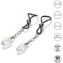Calexotics Nipple Play Non-Piercing Jewelry, Crystal Teardrop