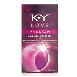 Personal Lubricant, K-Y Love Water-based Lubricant, 1.69 oz.,  Personal Lube For Women That Will Bring Tingling Sensations