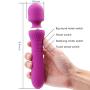 USB Magnet Charging Wireless Waterproof Massaging Vibrator with 10 Kinds of Silent Vibrations Mode