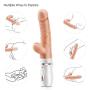 Heating Thrusting Sucking Vibrator G-spot Dildo with 10 Vibrating Modes 3 Thrusting Speed Imitating Oral Sex Movements of a Lover, EROCOME Clit Nipples Stimulator Massager for Women or Couple Fun