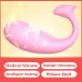 Manual Wand Massager for Relaxation, 8 Powerful Modes, Handheld, Cordless, Whisper Quiet, USB Rechargeable, Waterproof, Pink