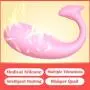 Manual Wand Massager for Relaxation, 8 Powerful Modes, Handheld, Cordless, Whisper Quiet, USB Rechargeable, Waterproof, Pink