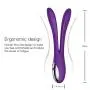 Sillther G Spot Rabbit Vibrator Duo Motors Can be Anal Plug Prostate Stimulator with 9 Vibrating Frequency Masturbation Sex Toys for Women Couples Or Gay Lesbian-Purple