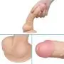 Gây Male 7.28 Inch Womens Dillos Realistic -ĎîLdɔ Suction Cup Base Hands Free Personal Body Relaxation Tool