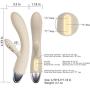 SVAKOM Lorna Touch Sensor Rabbit Vibrator G-Spot Clitoral Stimulators for Women