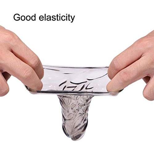 LLFX 15cm Realistic Dildò Extender for Men Cǒck Sleeve Realistic Soft and Comfort Watertight Jeans