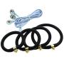 Chen-bin1 Ring-Shaped Electric Toy, Male Wearable Remote Control Massager Massage Muscles (Color : Black)