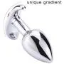 Oolong Silver Metal Ex-pan-sion Hand-held Handle Small Size Ȁmâl Plúg for Men for Women Oolong Silver Metal Ex-pan-sion Hand-held Handle Small Size Ȁmâl Plúg for Men for Women