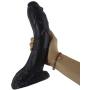 XAYPD Ultra-Realistic Large Waterproof Suction Cup Ladies Massage (Color : Black)