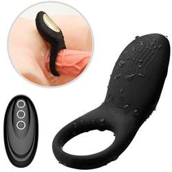 Wireless Remote Control Penisring Ring for Men and Women Shake Rooster Cockring,Silicone Happy Toys Shock 9 Speeds USB Charged