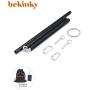 Bekinky Adjustable Stainless Steel Spreader Bar Set, Black