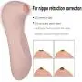 Clitoral Nipple Sucking Vibrator, Xocity, Oral Sex Vibrator with 10 Sucktion Vibration Modes, Clit Nipple Simulator Adults Sex Toy for Women Female Couples, Light Pink