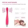 Anal Prostate Vibrator, SVAKOM Cici Soft Flexible Curved Finger G-spot Vibrators Adult Sex Toys For Couple or Women Sex Beginners Vibe Toy Masturbator Discreetly packed ( Plum Red )