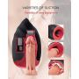 Male Masturbator Male Masturbation Toy Relastic Oral Sex Suction for Man Masturbators Male Blowjob Toy Electric Powerful Vibration Stroker Hands Free Masturbators for Men Adult Toys