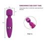 Magic Waterproof Wand Massager: Cordless Electric Massager - Handheld Massager with all Silicone Head - 10 Vibe Mode Personal Massager - USB Charged Massager Cordless for Women and Men