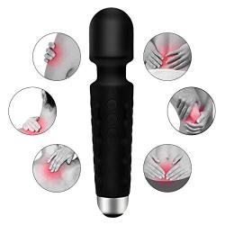 PALOQUETH Rechargeable Personal Wand Massager Electric Full Body Massager, Deep Tissue Massage for Muscles Neck Shoulder Back Leg Foot, Wireless Handheld Magic Massager Great Relax Gift for Women/Men