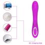 Wireless Massage for Back Relaxation and Stress Reduction, 10 Vibration Frequency Modes and 4 Adjustable Strengths Handheld Massager, USB Rechargeable(Purple)