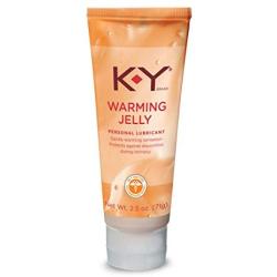 K-Y Warming Jelly Personal Lubricant (2.5 oz), Premium Non-Greasy Warming Lube For Women, Men & Couples