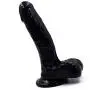 TTQQJJ Big Didos Dicks Lifelike Massagers Size Massager with Strong Suction Cup-Black-mobaidanche