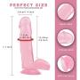 PRX 7.1 Inch Womens Silicone -Ďîldɔ, Realistic Texture and Real Touch Toys - Health and Safety Waterproof - Style is Exquisite and Stylish, Love at First Sight, This Pink Boy PRX