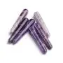 AMOYSTONE Natural Amethyst Crystal Massage Treatment Sticks Points Worry Stone Set 6pcs 4" AMOYSTONE Natural Amethyst Crystal Massage Treatment Sticks Points Worry Stone Set 6pcs 4"