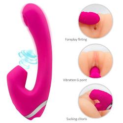 Clit Stimulated Oral Sucking Toy 9 Frequency Vibration & 9 Suction Soft Touch Internal Clitorial Sucking Toys for Women T-Shirt